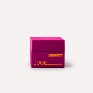 JUGE Face Cream potje gesloten met deksel erop